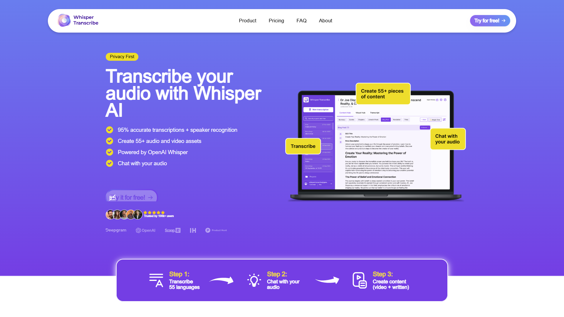 WhisperTranscribe WhisperTranscribe