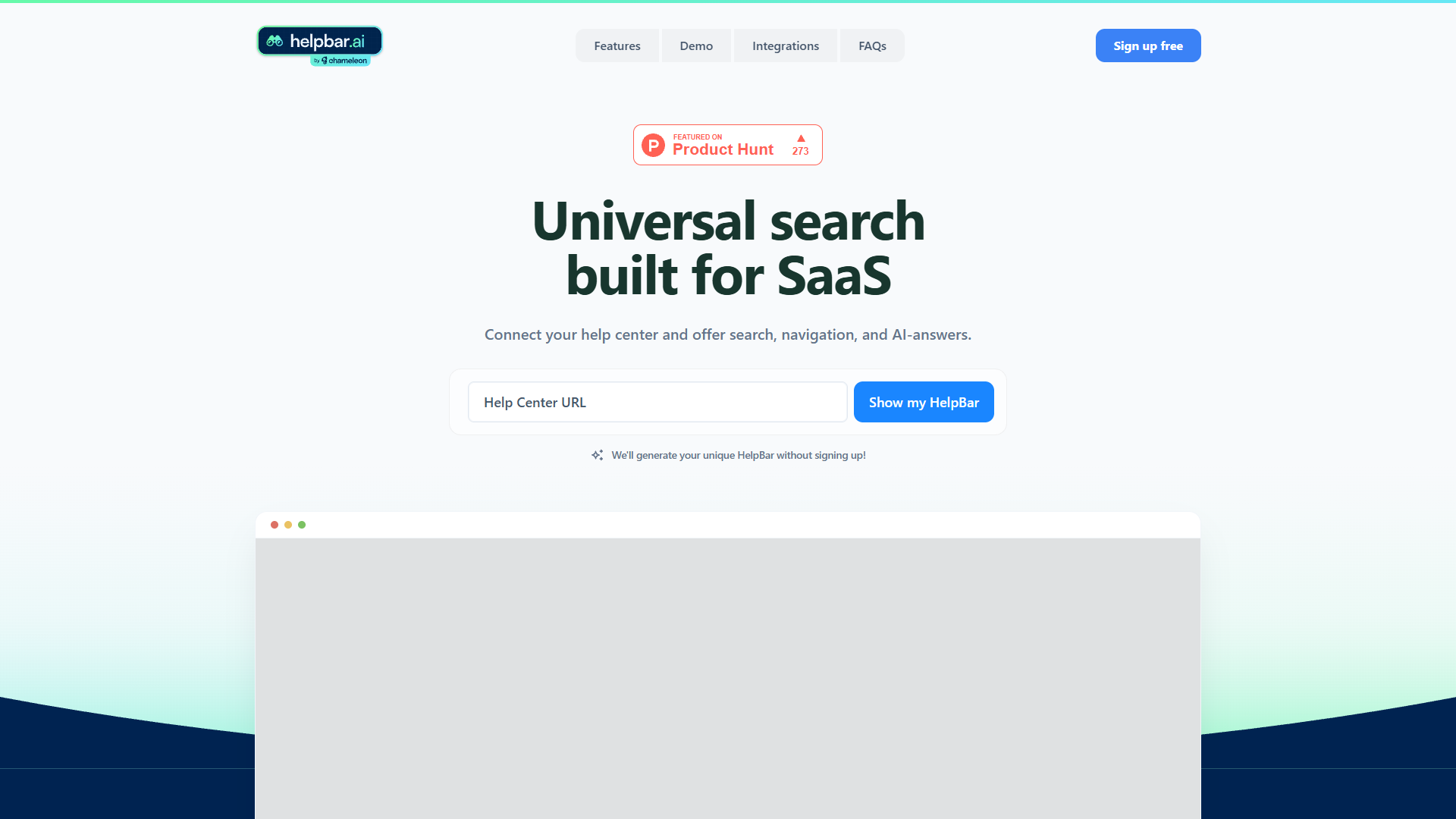 Helpbar — Universal Search for SaaS Helpbar — Universal Search for SaaS