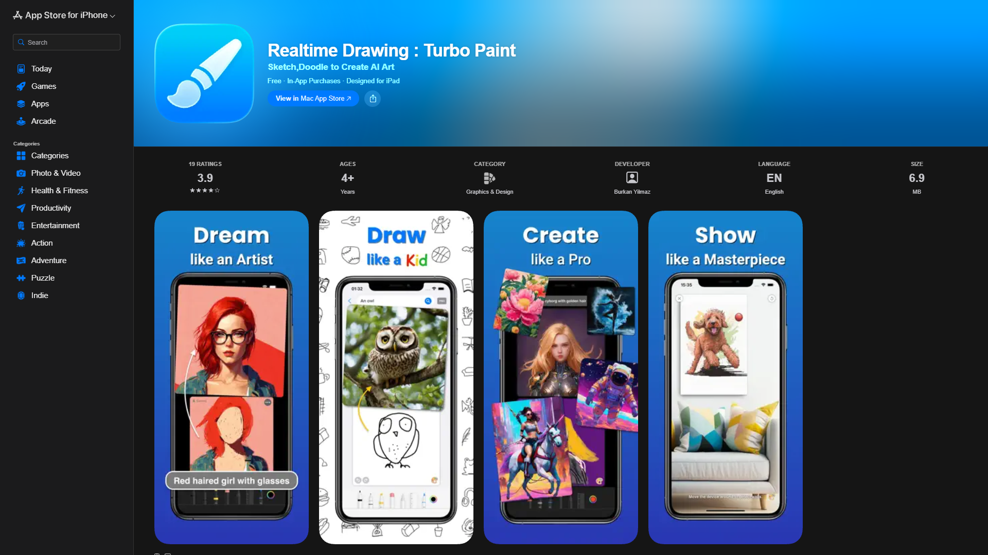 Realtime Drawing: Turbo Paint Realtime Drawing: Turbo Paint