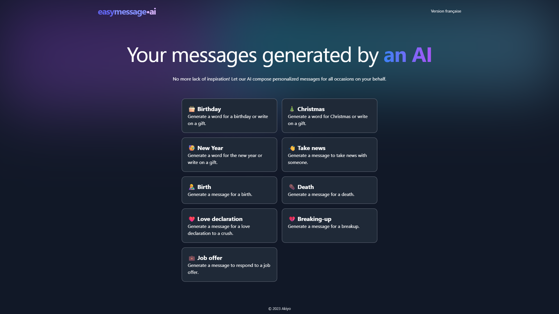 easyMessage.ai easyMessage.ai