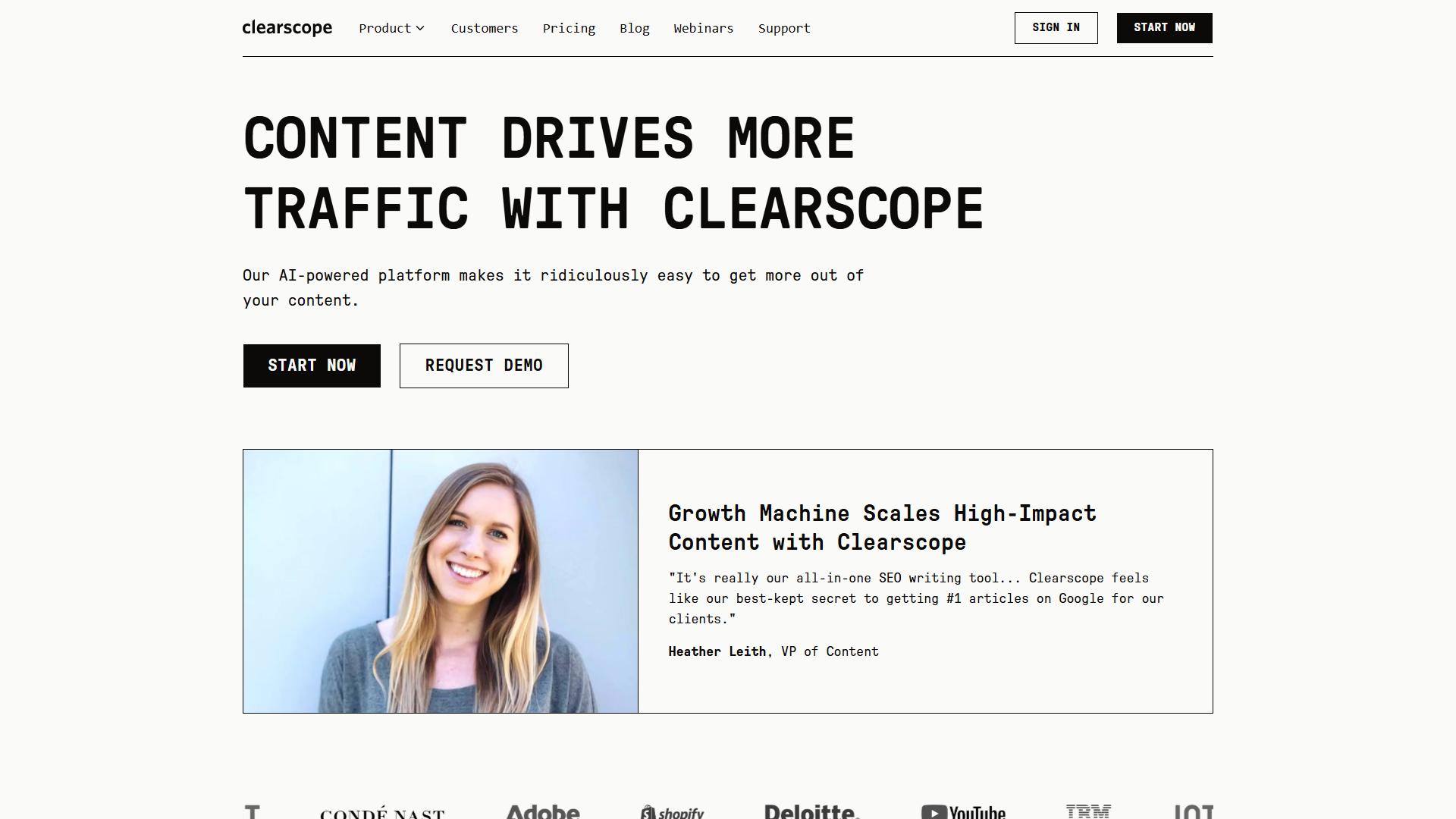 Clearscope Clearscope