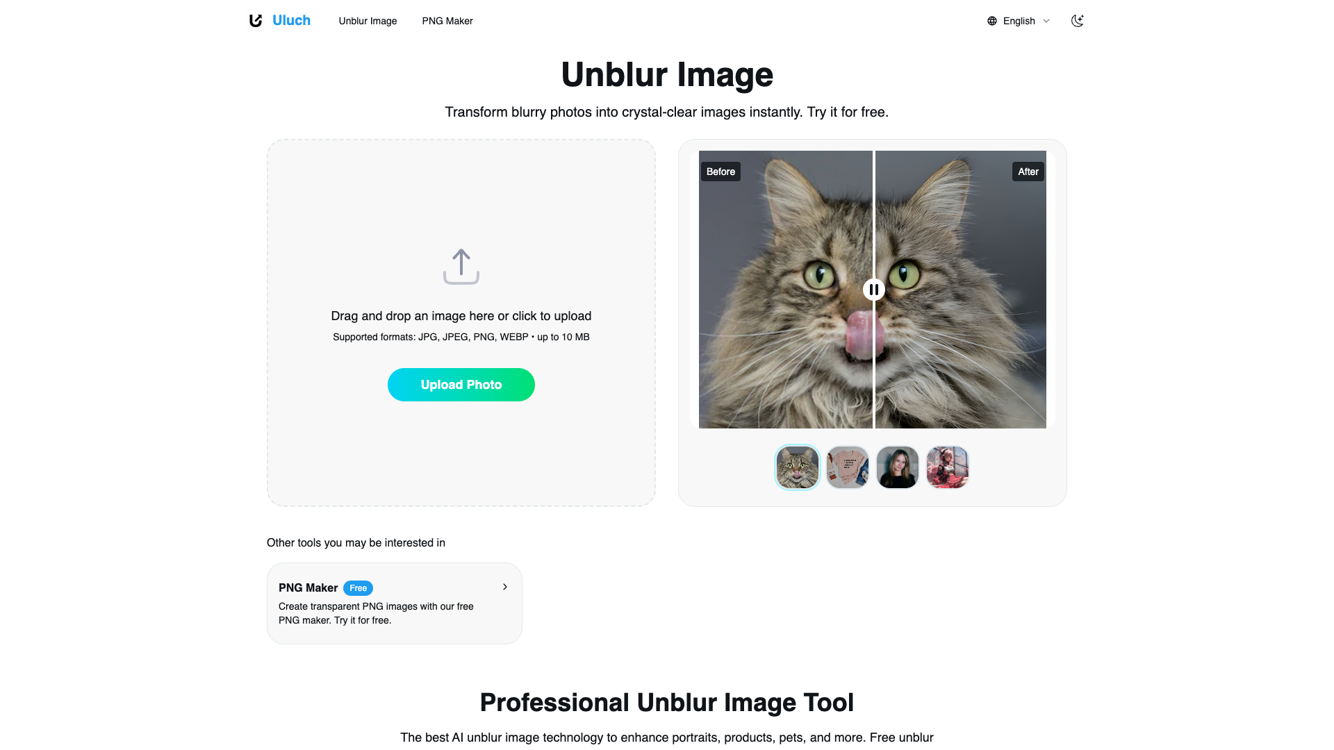 Unblur Image Unblur Image