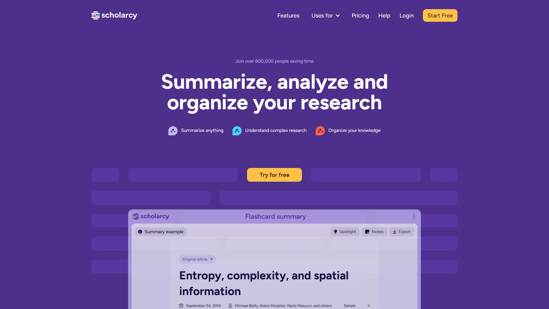Scholarcy Scholarcy