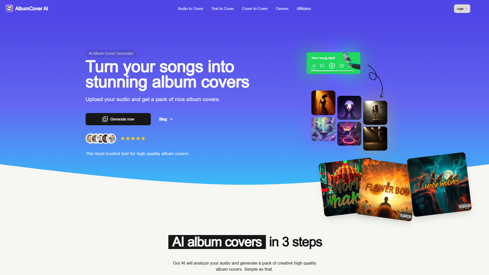AlbumCover AI — AI Album Cover Generator AlbumCover AI — AI Album Cover Generator