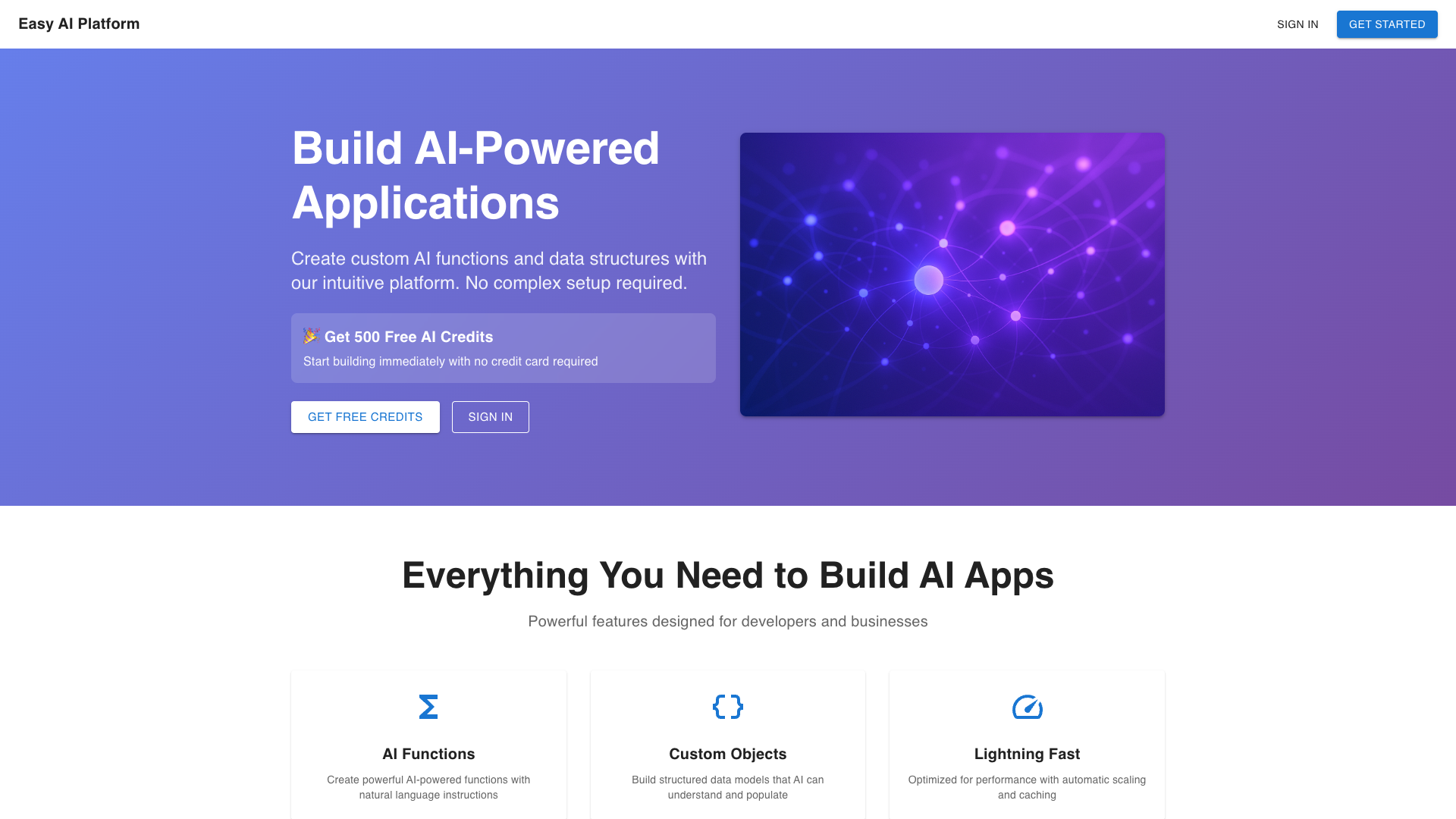 Easy AI Platform Easy AI Platform