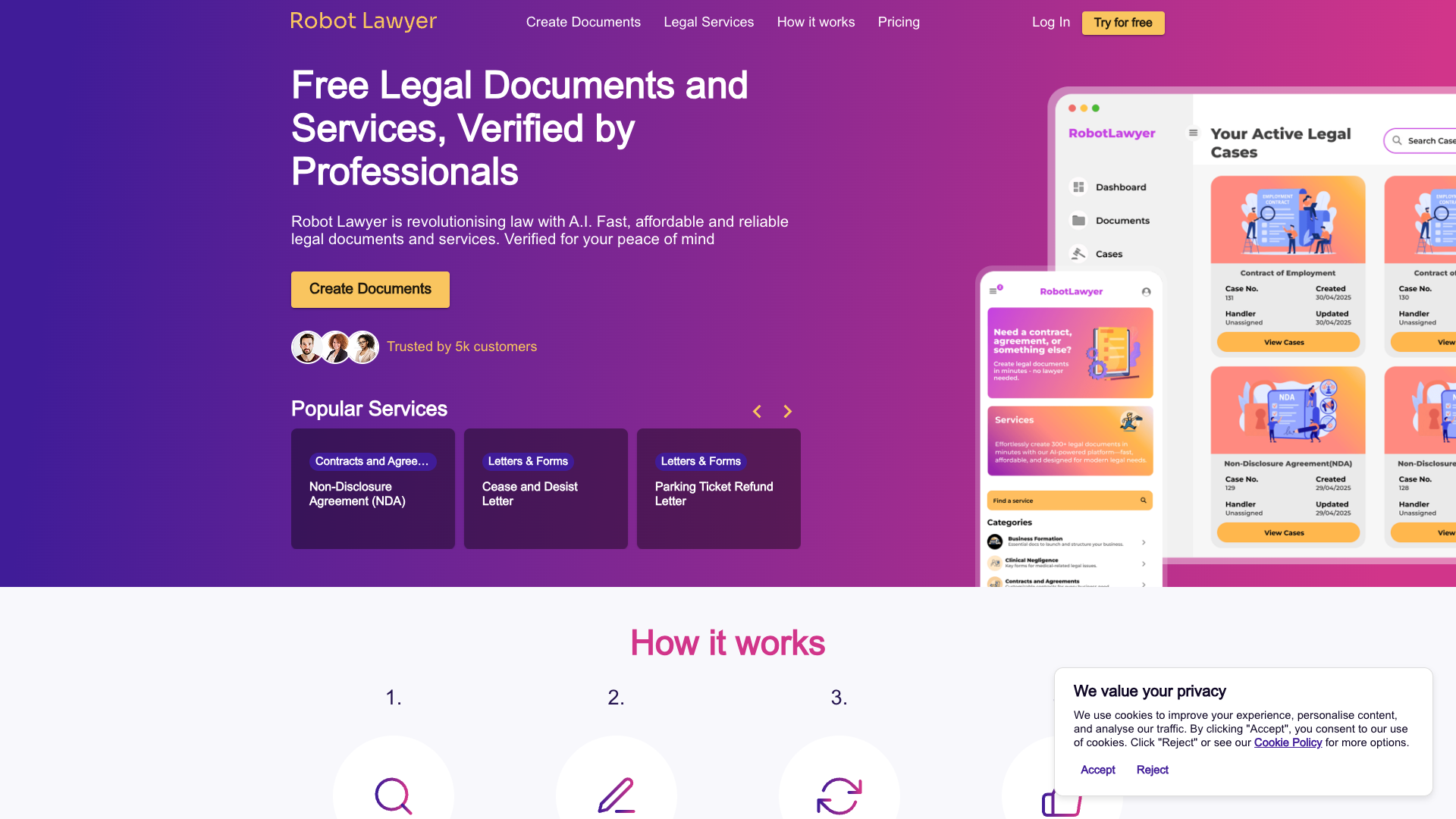 Robot Lawyer Robot Lawyer