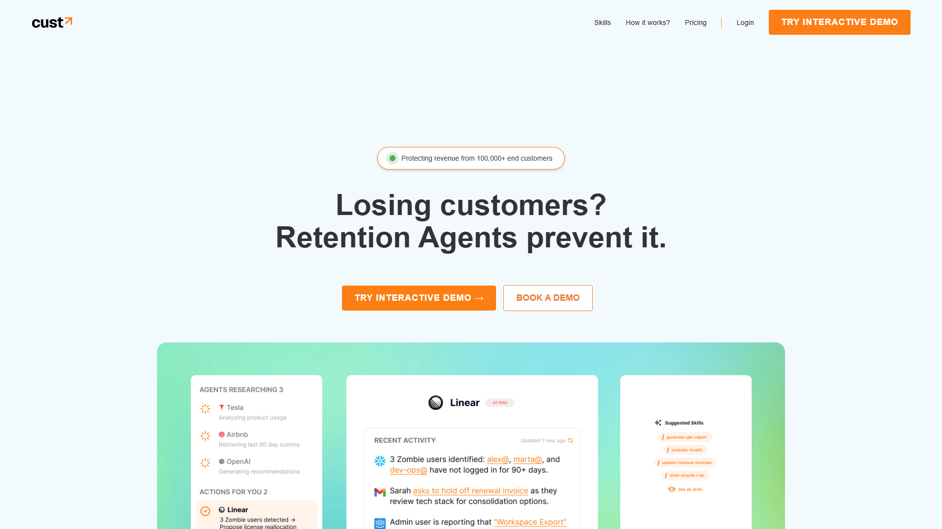 Cust AI Retention Agents Cust AI Retention Agents