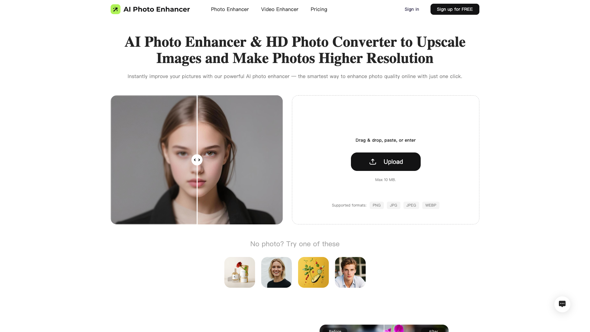 AI Photo Enhancer AI Photo Enhancer