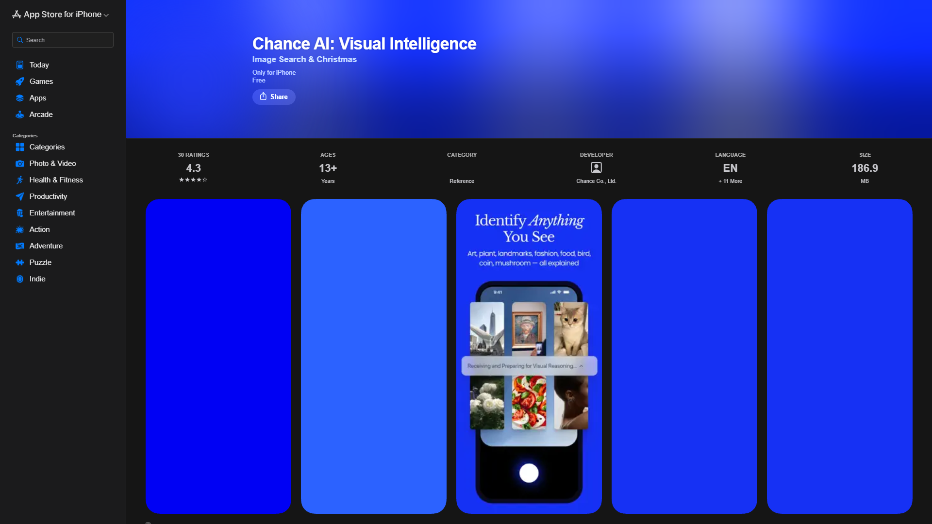 Chance AI: Visual Intelligence Chance AI: Visual Intelligence
