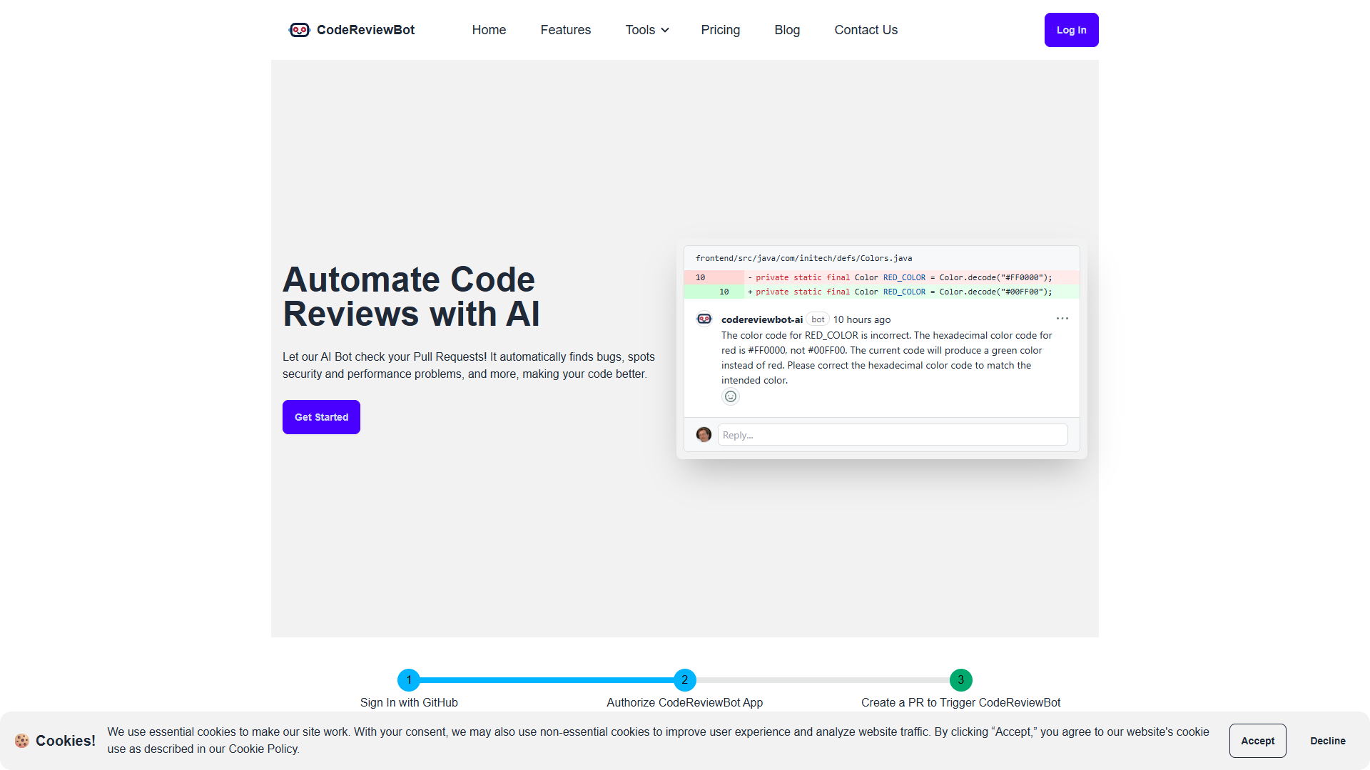 CodeReviewBot CodeReviewBot
