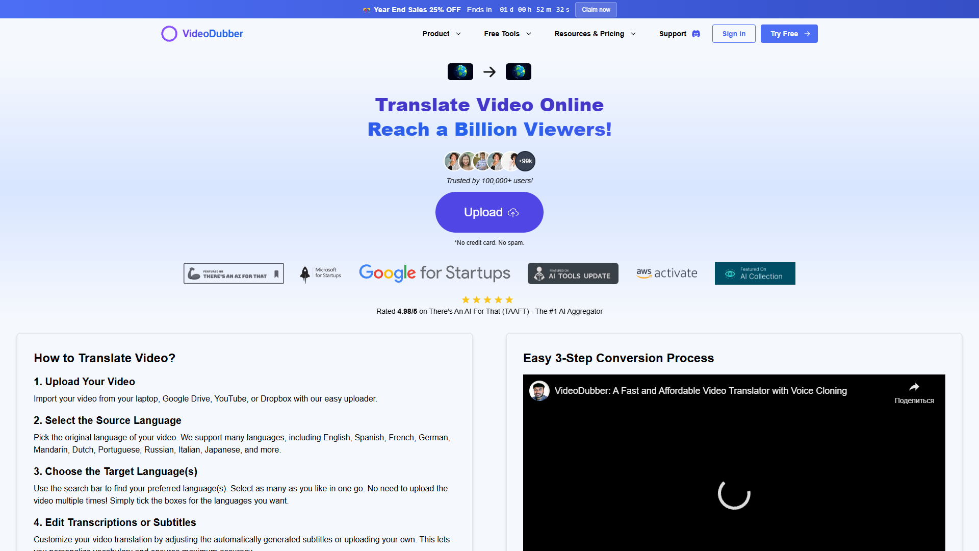 VideoDubber Translate Video VideoDubber Translate Video