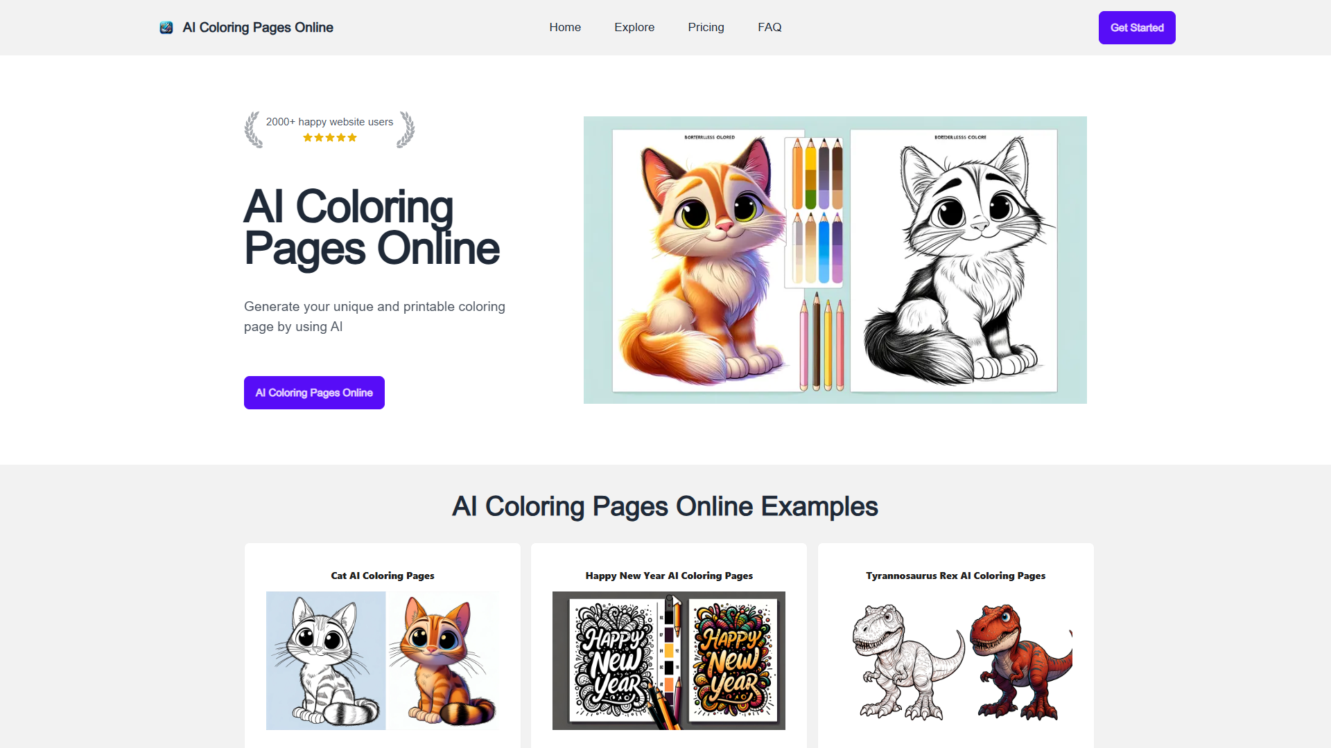 AI Coloring Pages Online AI Coloring Pages Online