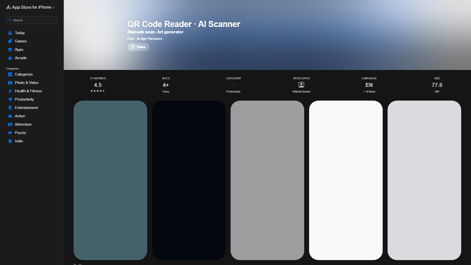 QR Code Reader · AI Scanner QR Code Reader · AI Scanner