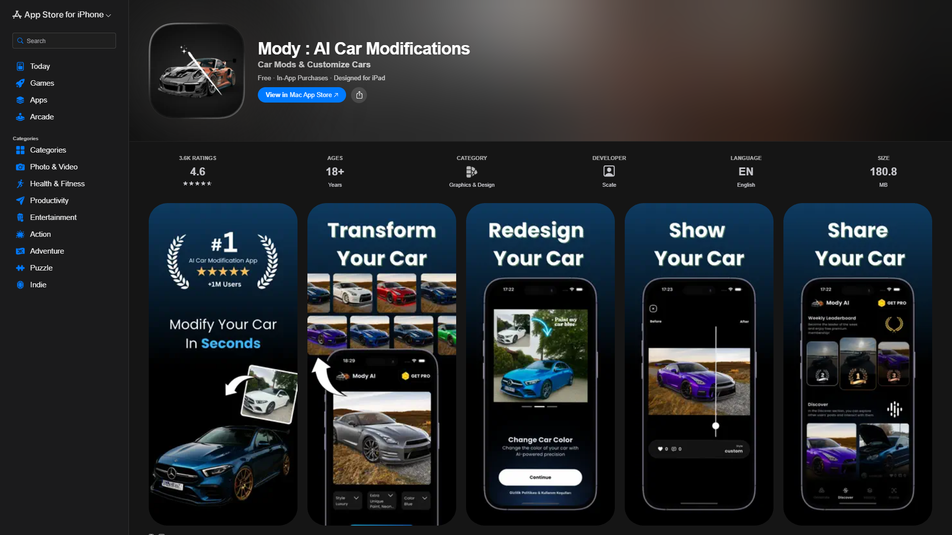 Mody: AI Car Modifications Mody: AI Car Modifications