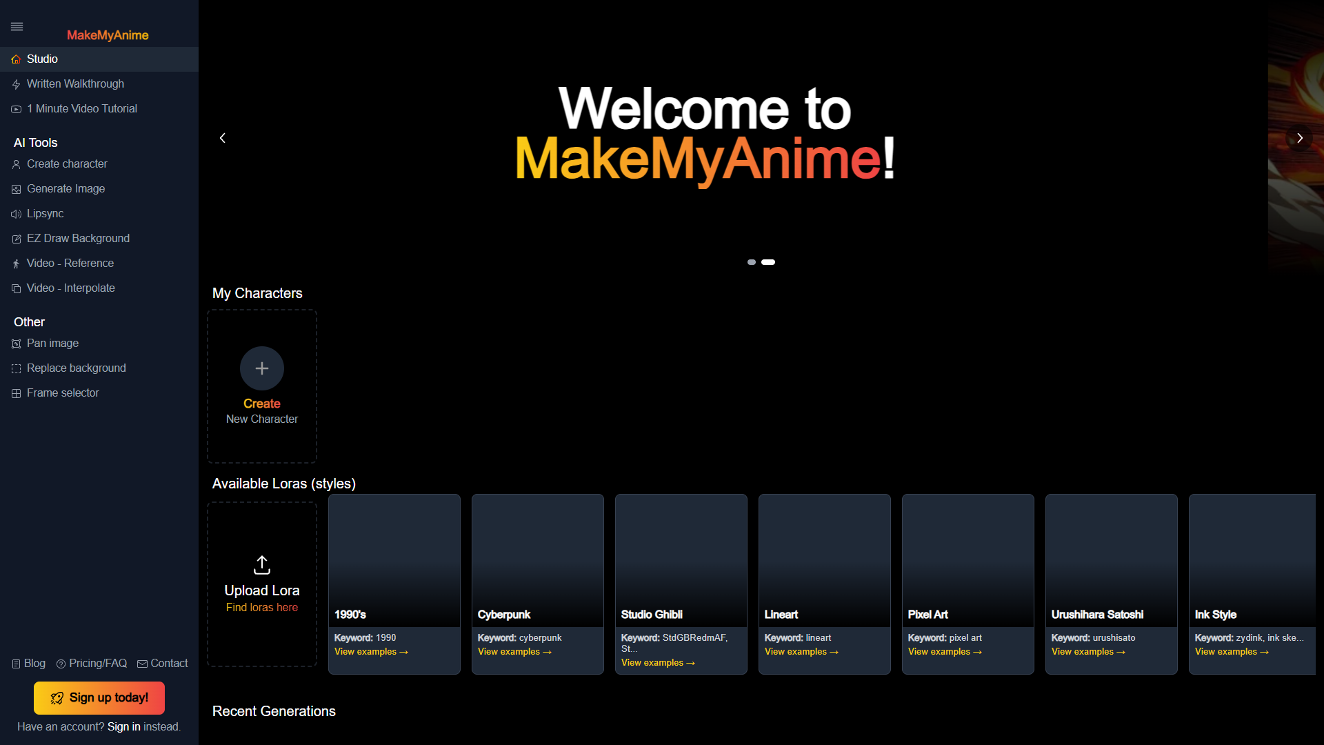 MakeMyAnime MakeMyAnime