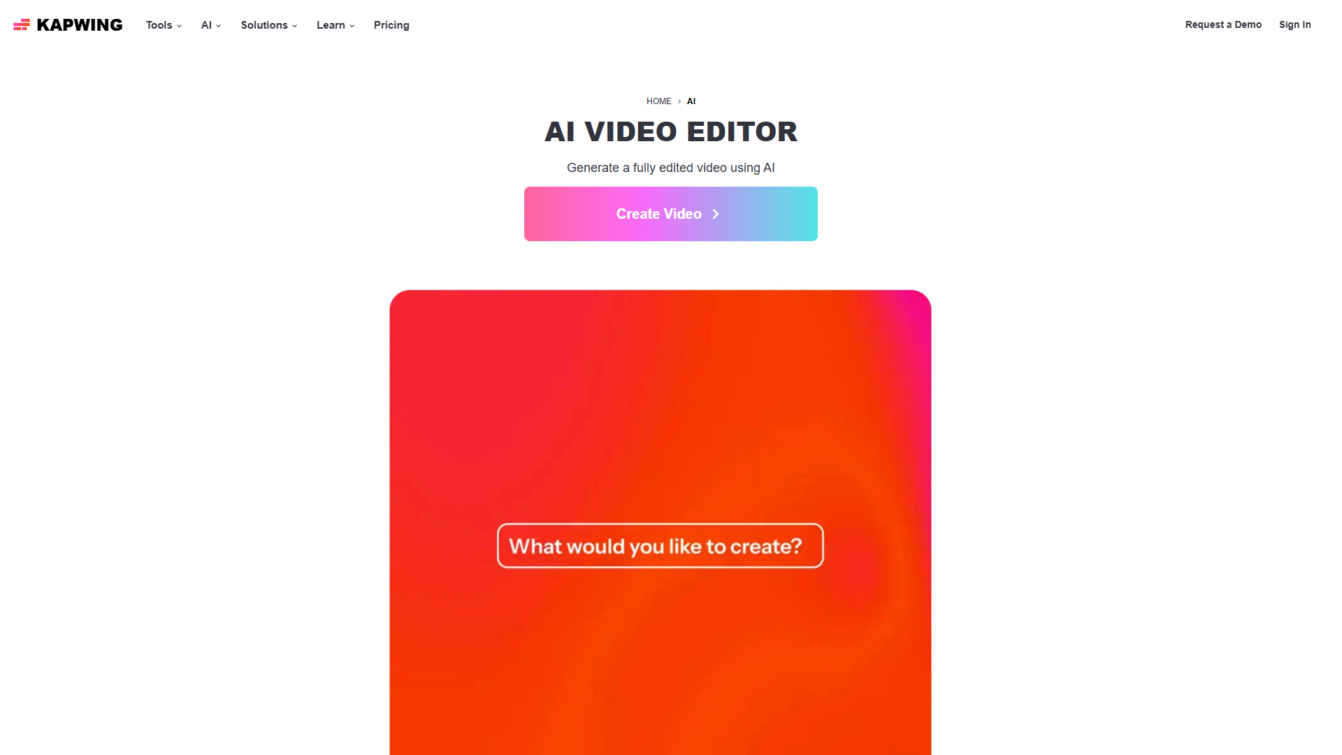 Kapwing AI Video Editor Kapwing AI Video Editor