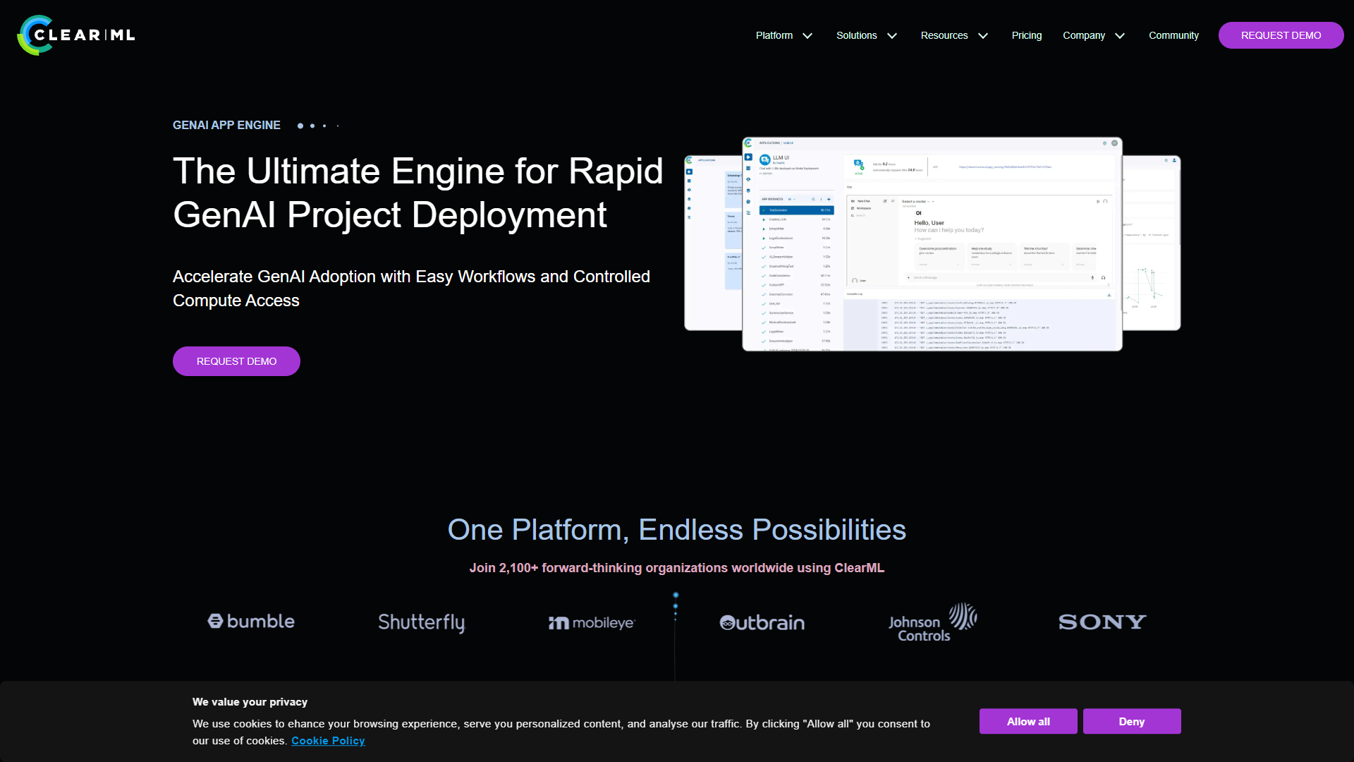 ClearML GenAI App Engine ClearML GenAI App Engine
