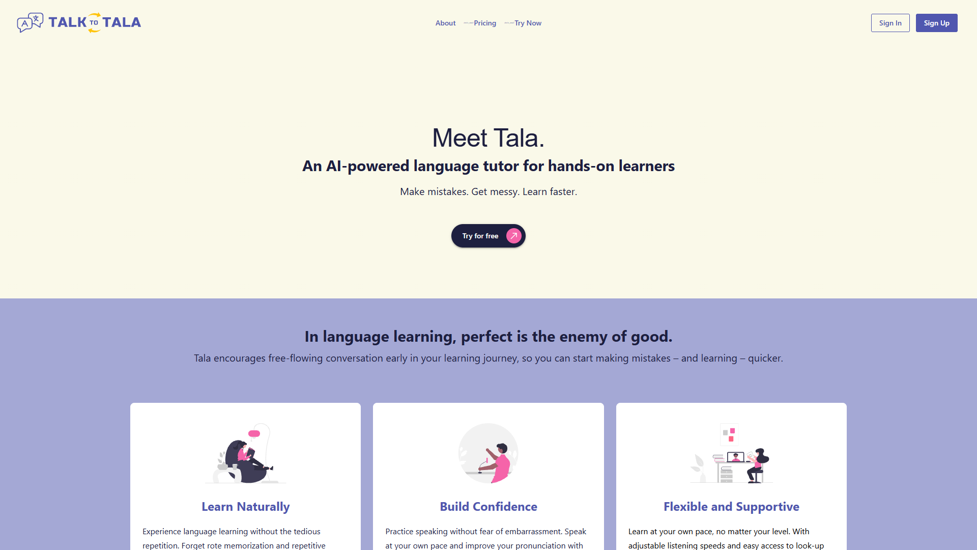 Talk to Tala Talk to Tala