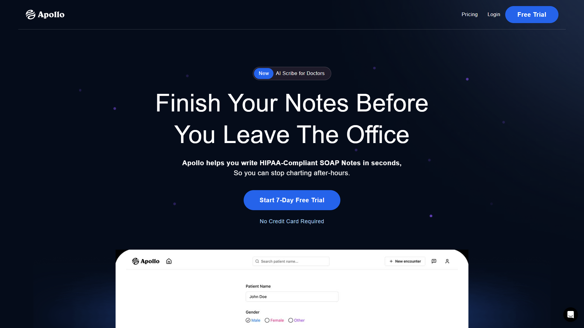 Apollo AI SOAP Notes Apollo AI SOAP Notes