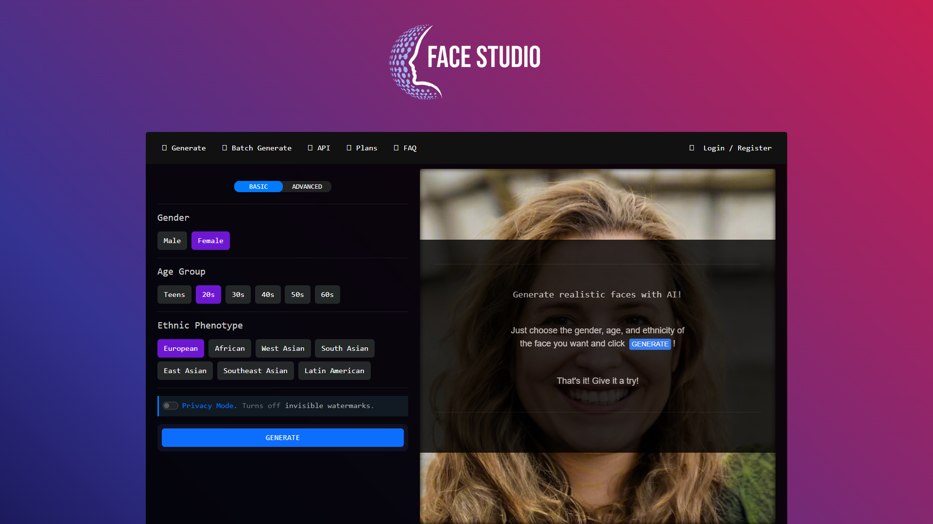 Face Studio Face Studio