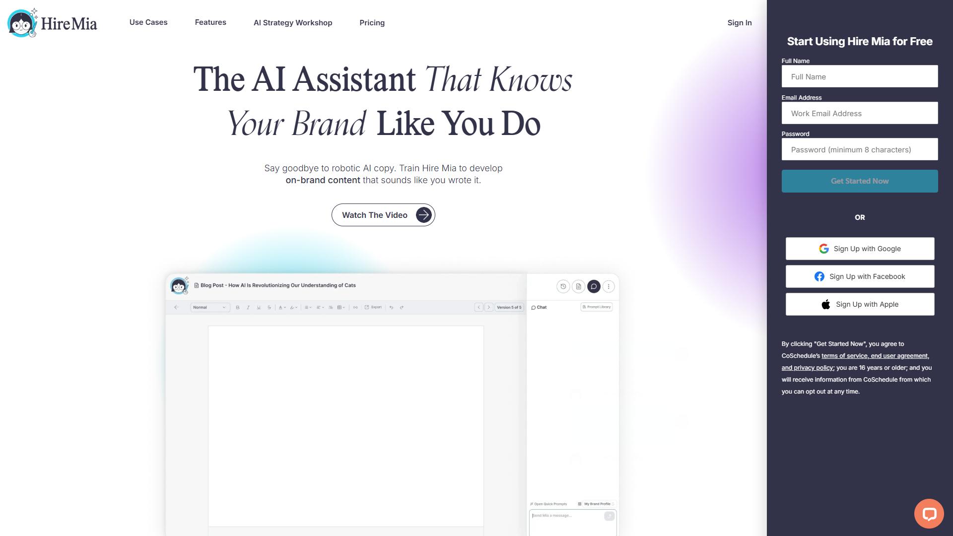Hire Mia Hire Mia
