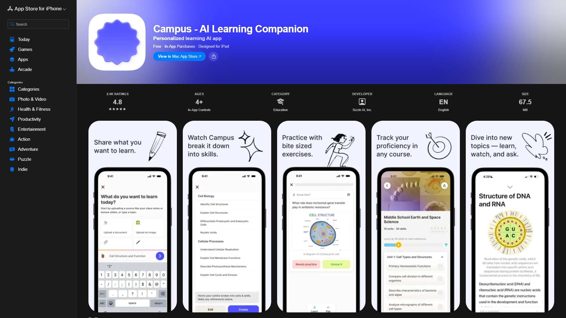 Campus — AI Learning Companion Campus — AI Learning Companion