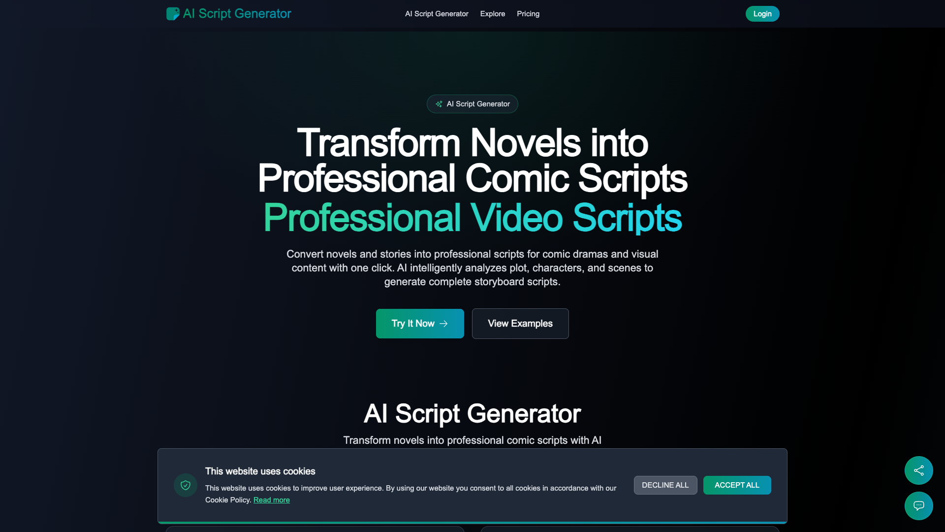 AI Script Generator AI Script Generator
