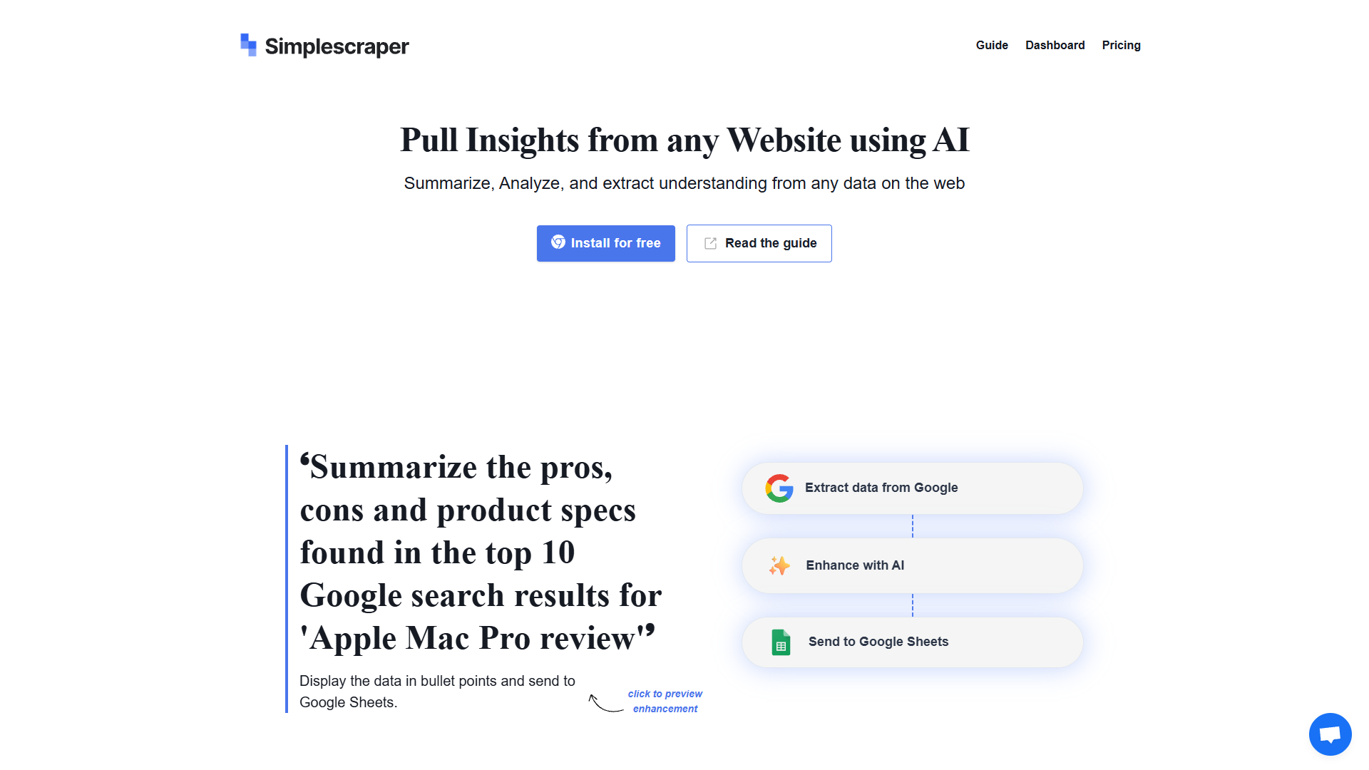 Simplescraper AI Simplescraper AI