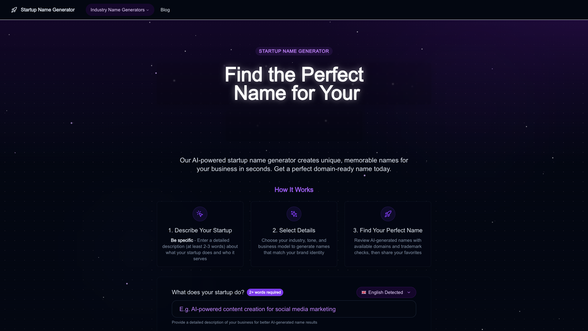 Startup Name Generator Startup Name Generator