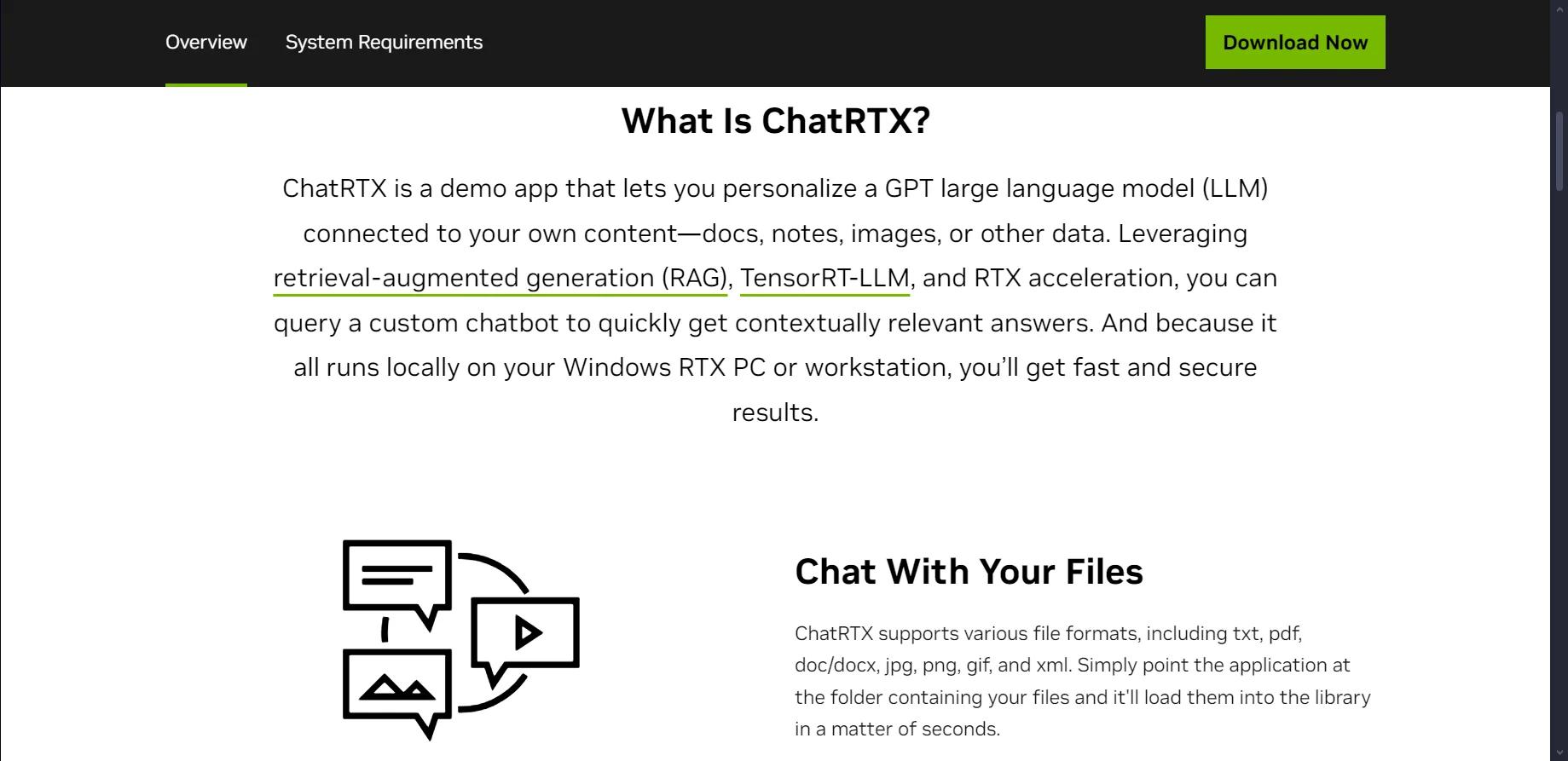 Chat with RTX Chat with RTX