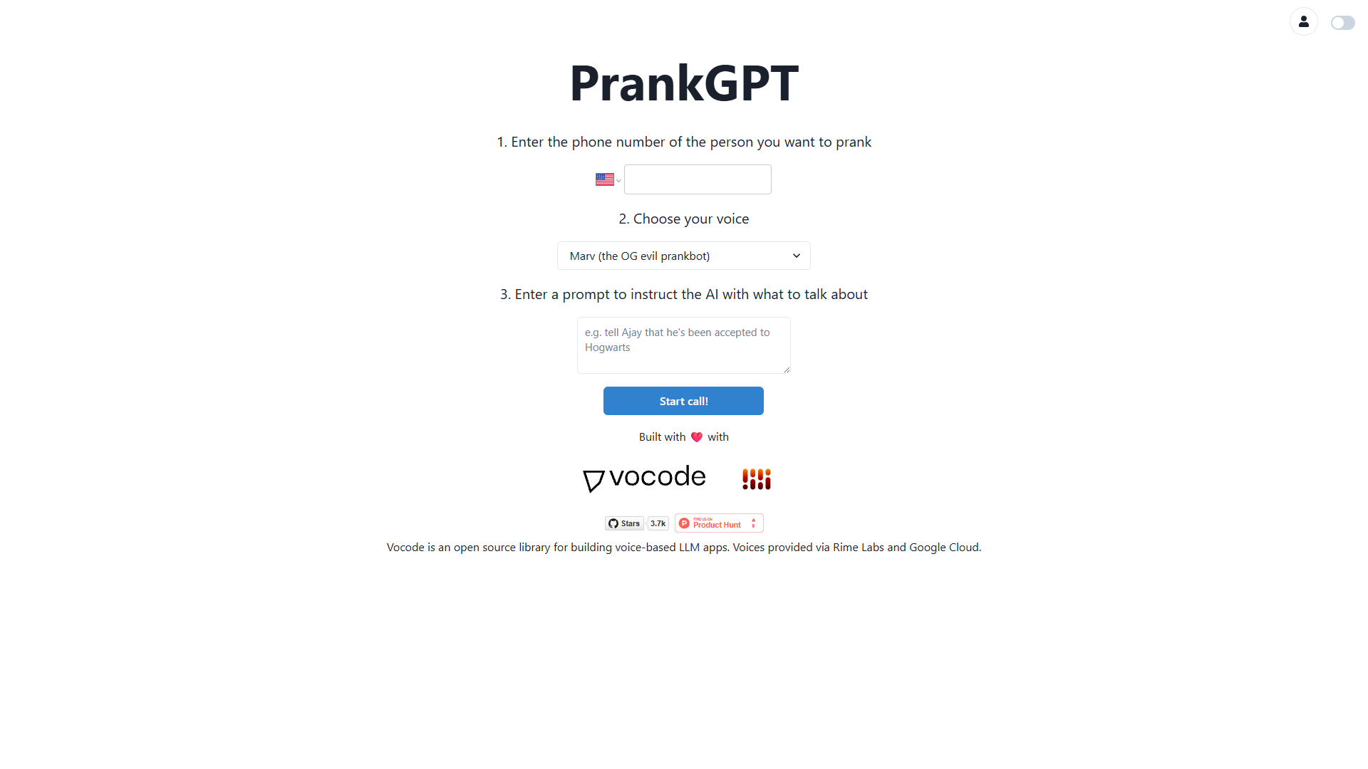 PrankGPT PrankGPT