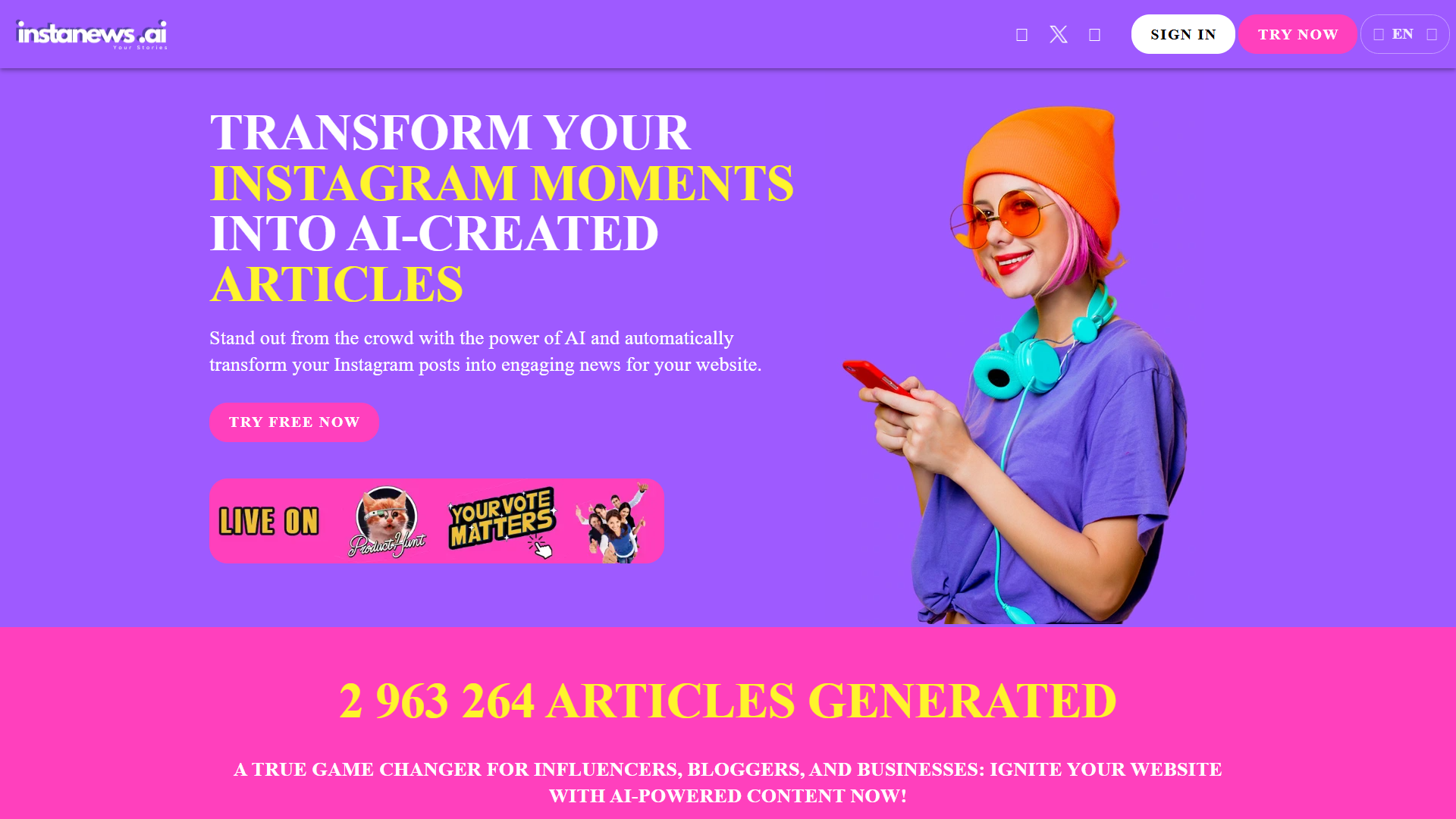 InstaNews.ai InstaNews.ai