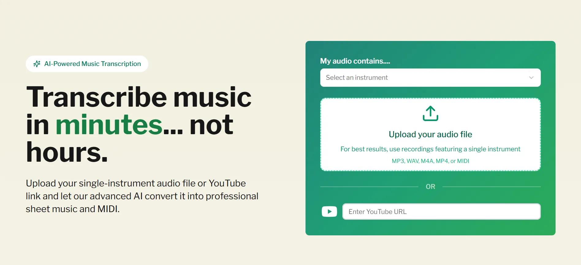 Songscription AI Songscription AI