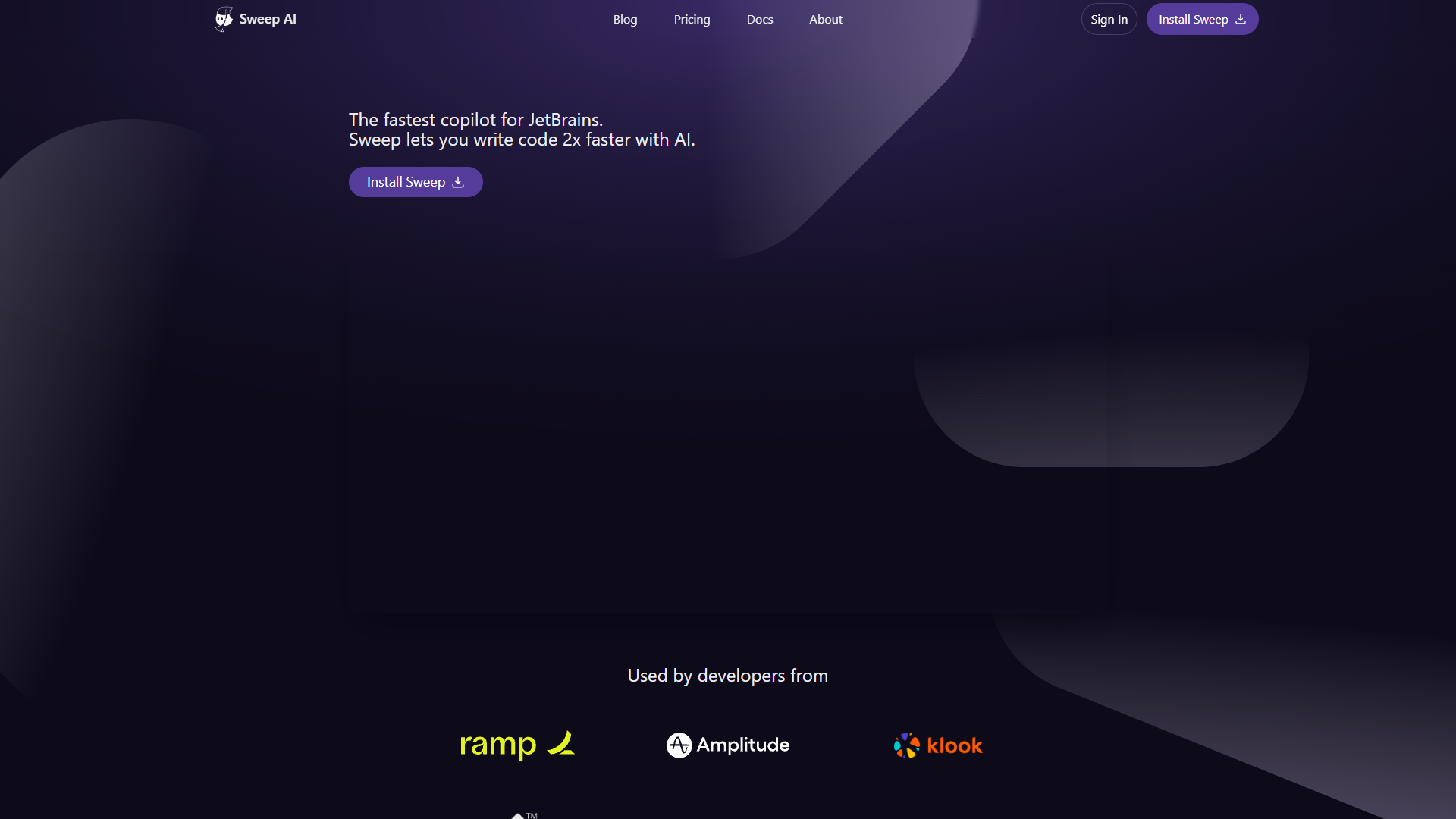 Sweep AI for JetBrains Sweep AI for JetBrains