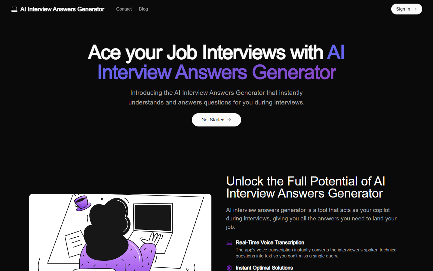 AI Interview Answers Generator AI Interview Answers Generator