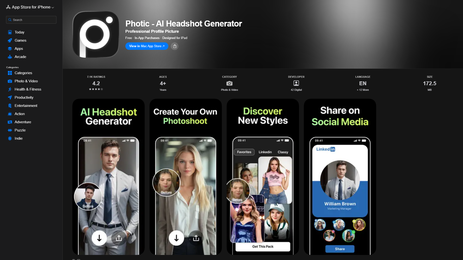 Photic — AI Headshot Generator Photic — AI Headshot Generator