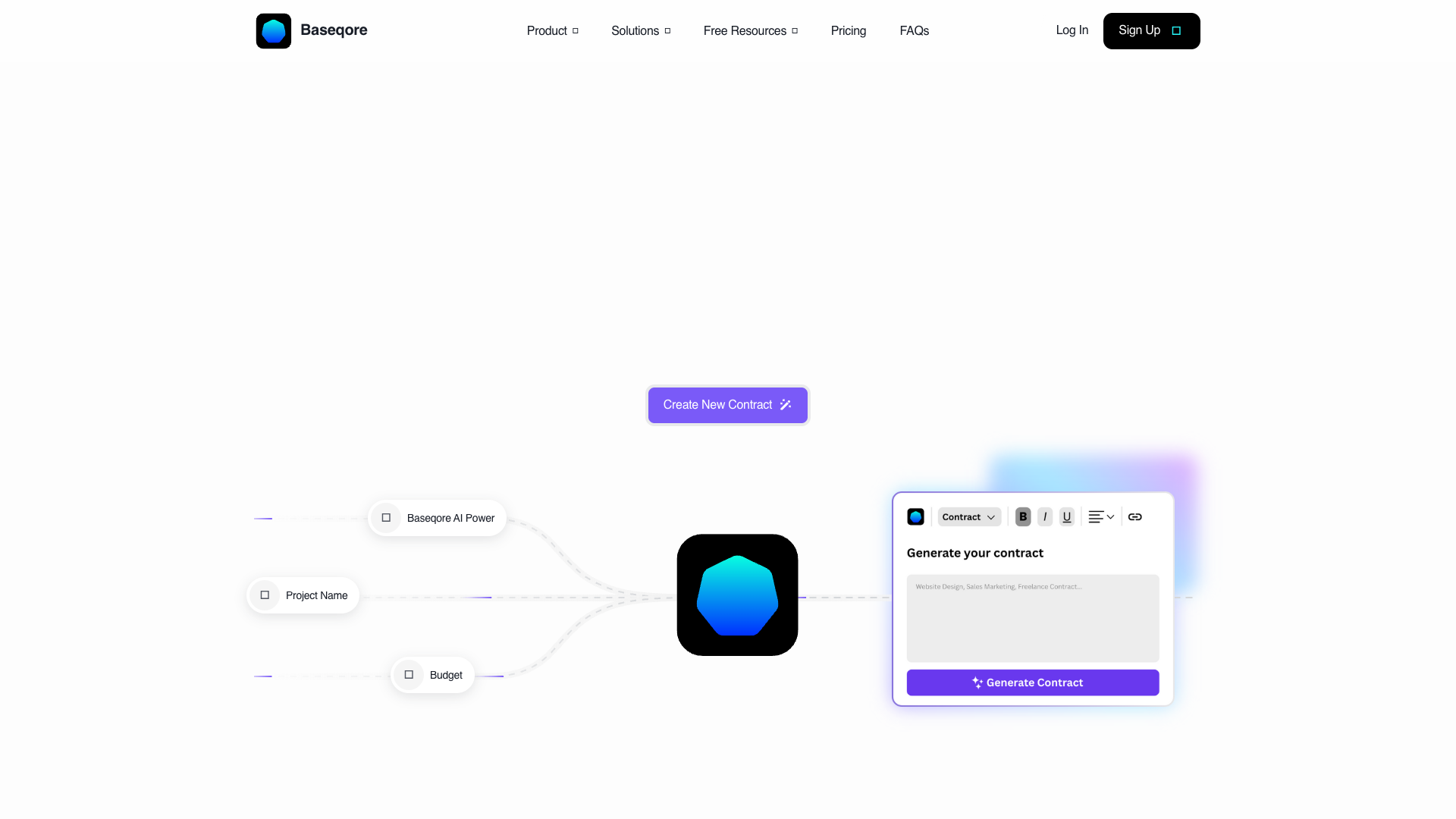 Baseqore AI Contract Generator Baseqore AI Contract Generator