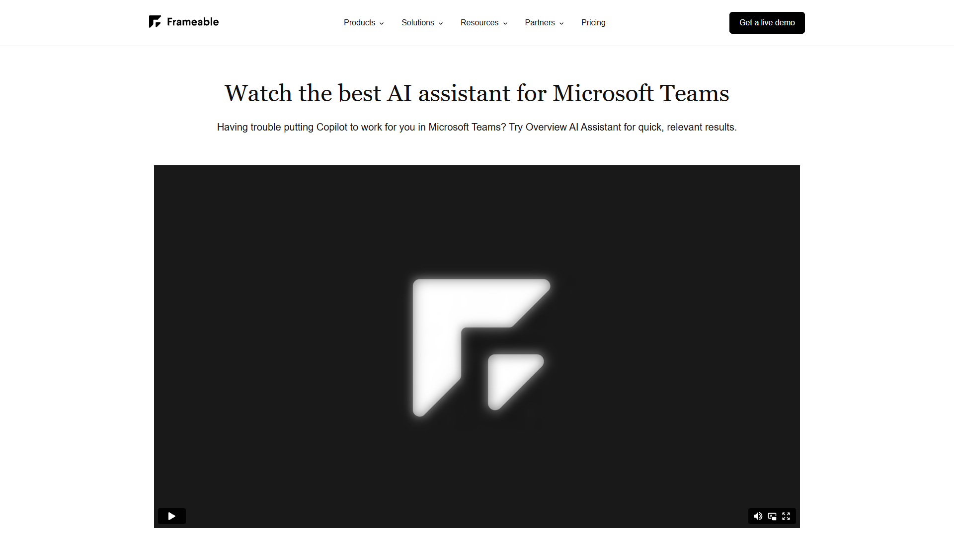 Overview AI Assistant Overview AI Assistant