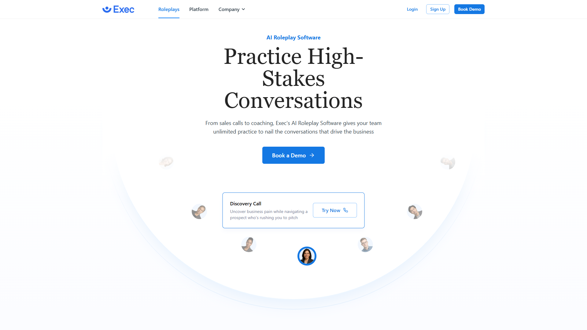 Exec AI Roleplay Software Exec AI Roleplay Software
