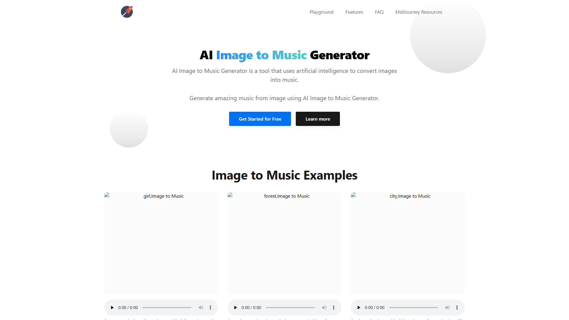 AI Image to Music Generator AI Image to Music Generator