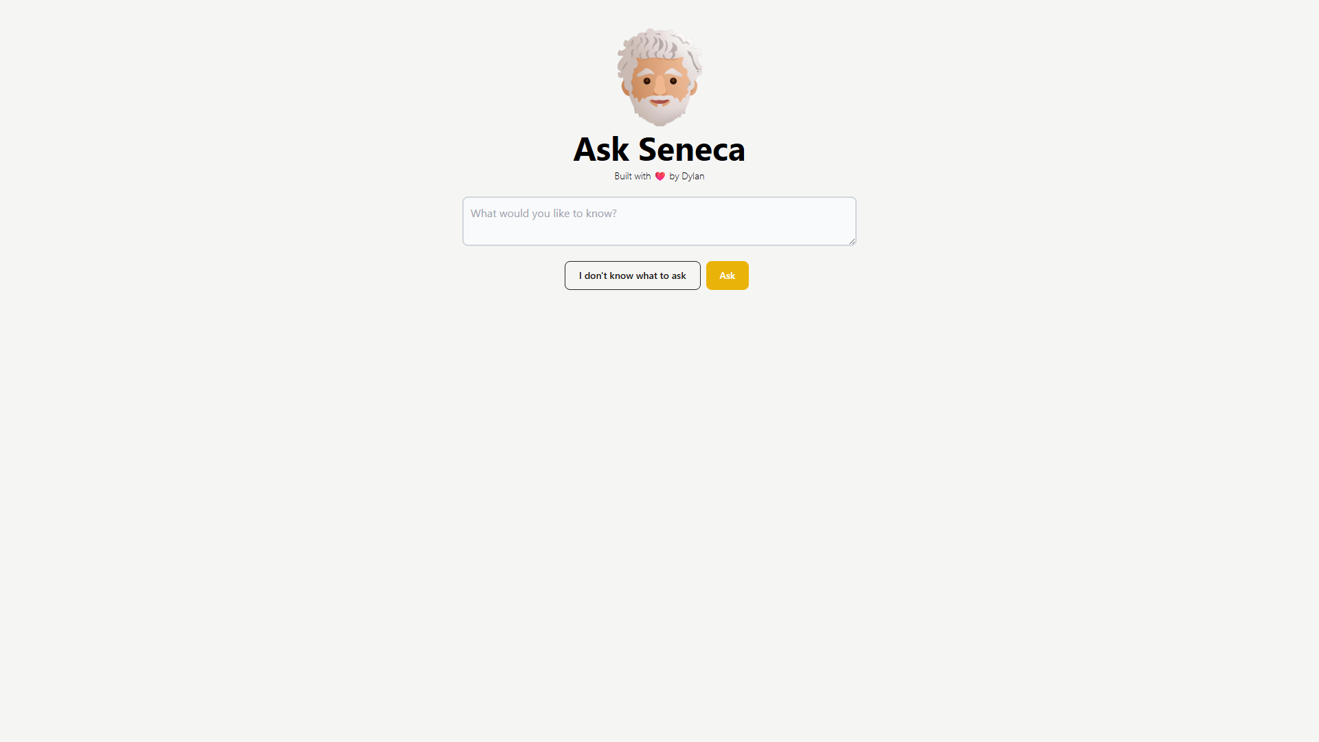 Ask Seneca Ask Seneca