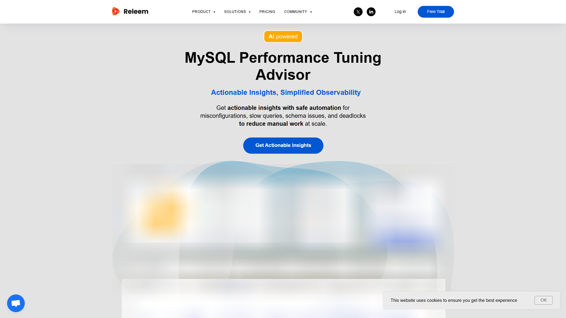 Releem MySQL Performance Tuning Advisor Releem MySQL Performance Tuning Advisor