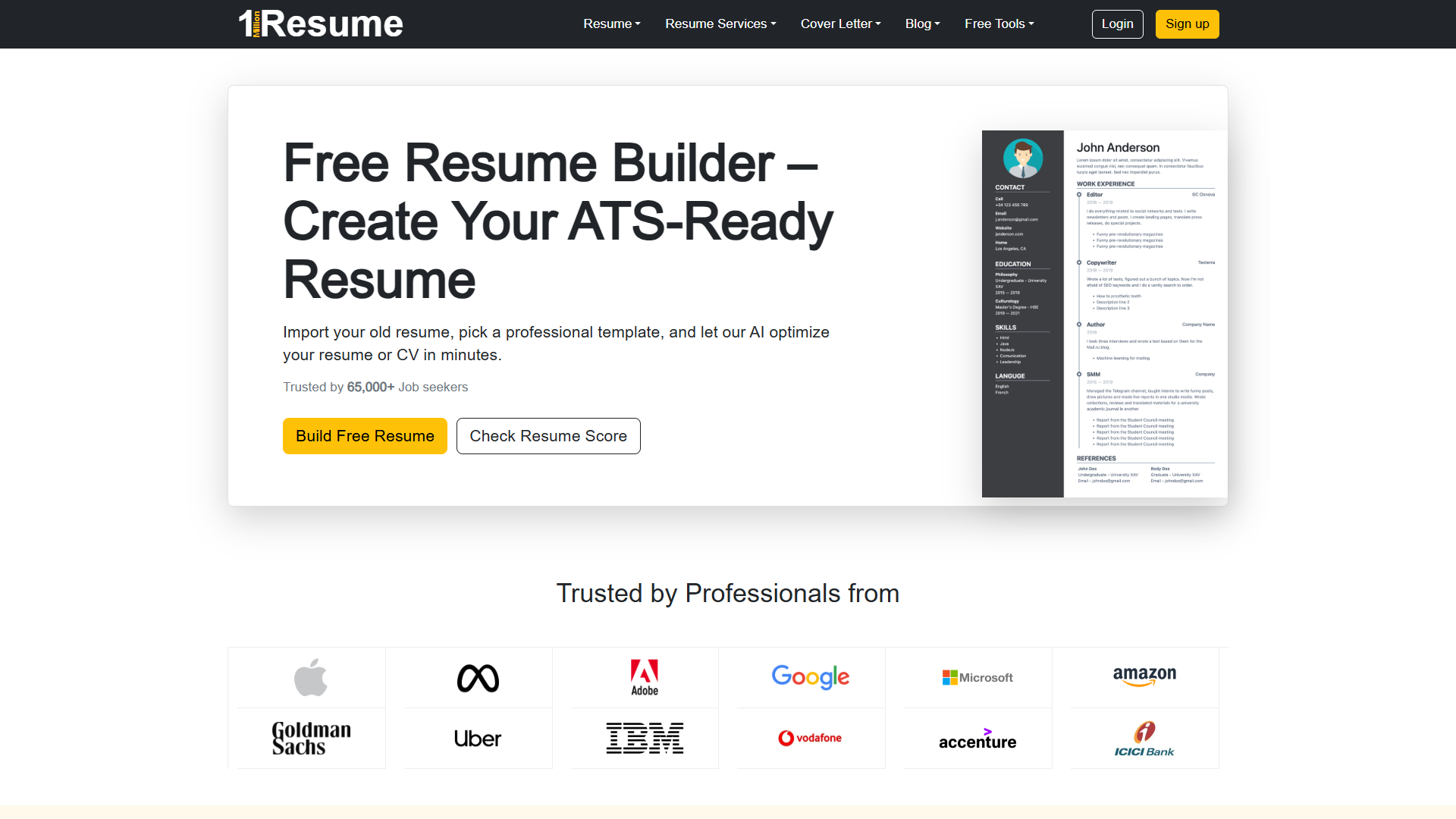 1MillionResume 1MillionResume