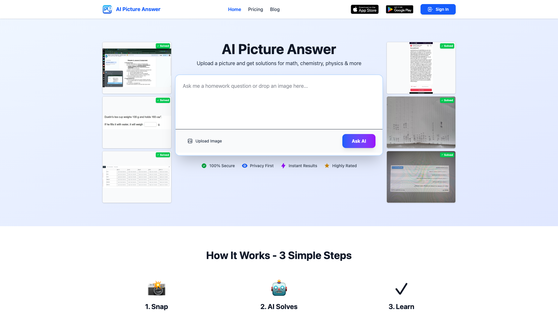 AI Picture Answer AI Picture Answer