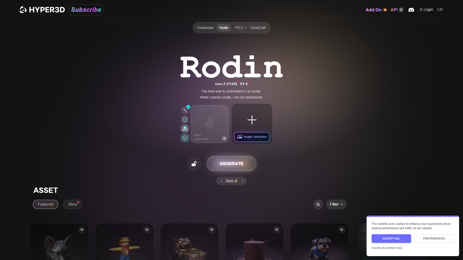 Rodin AI (Hyper3D) Rodin AI (Hyper3D)