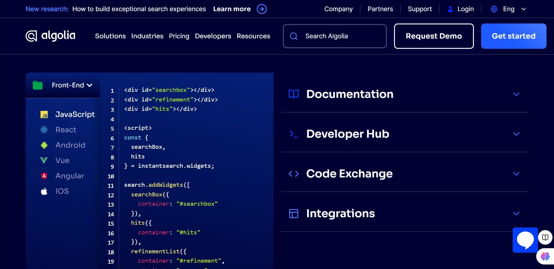 Algolia Algolia