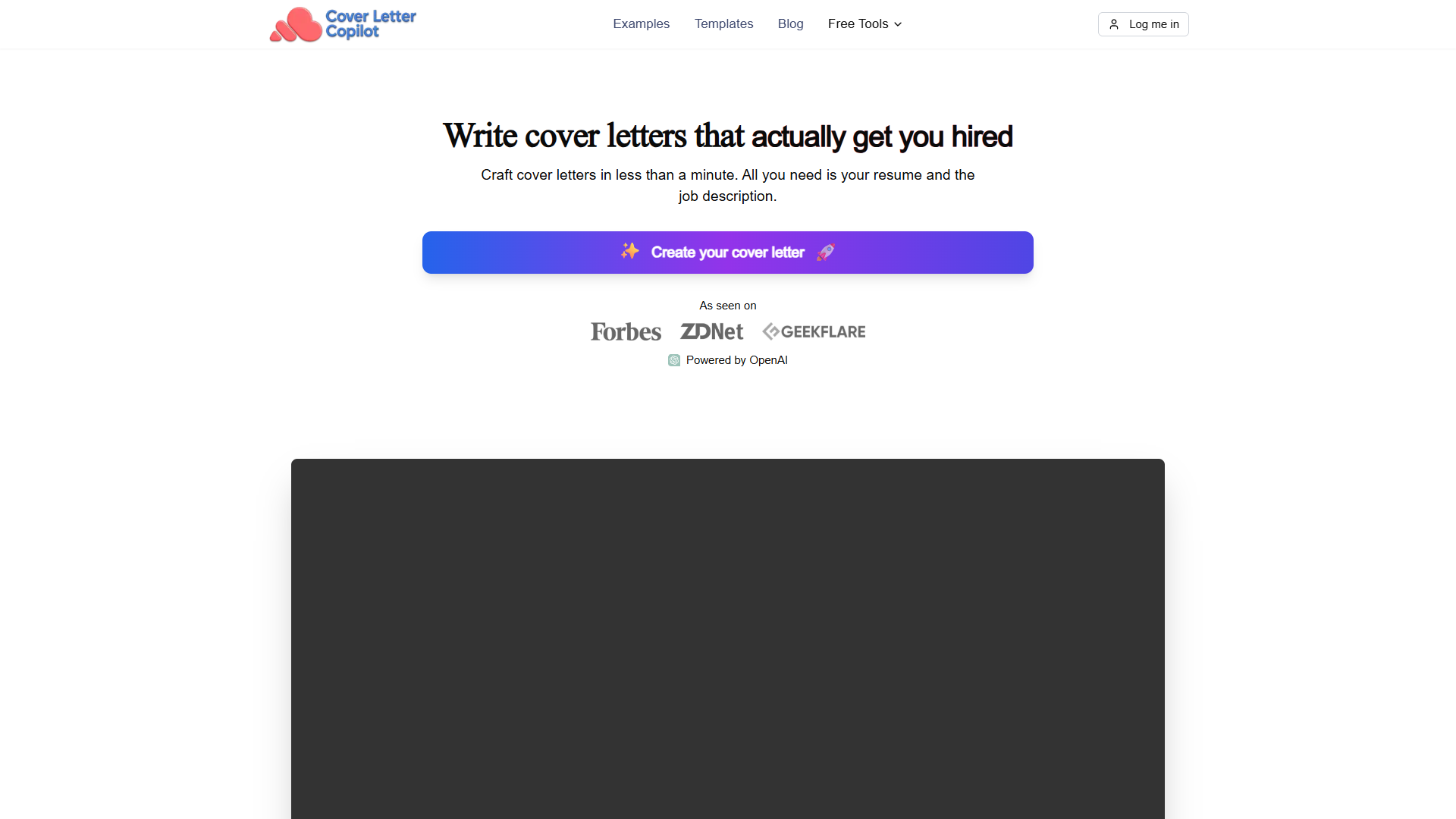 Cover Letter Copilot Cover Letter Copilot