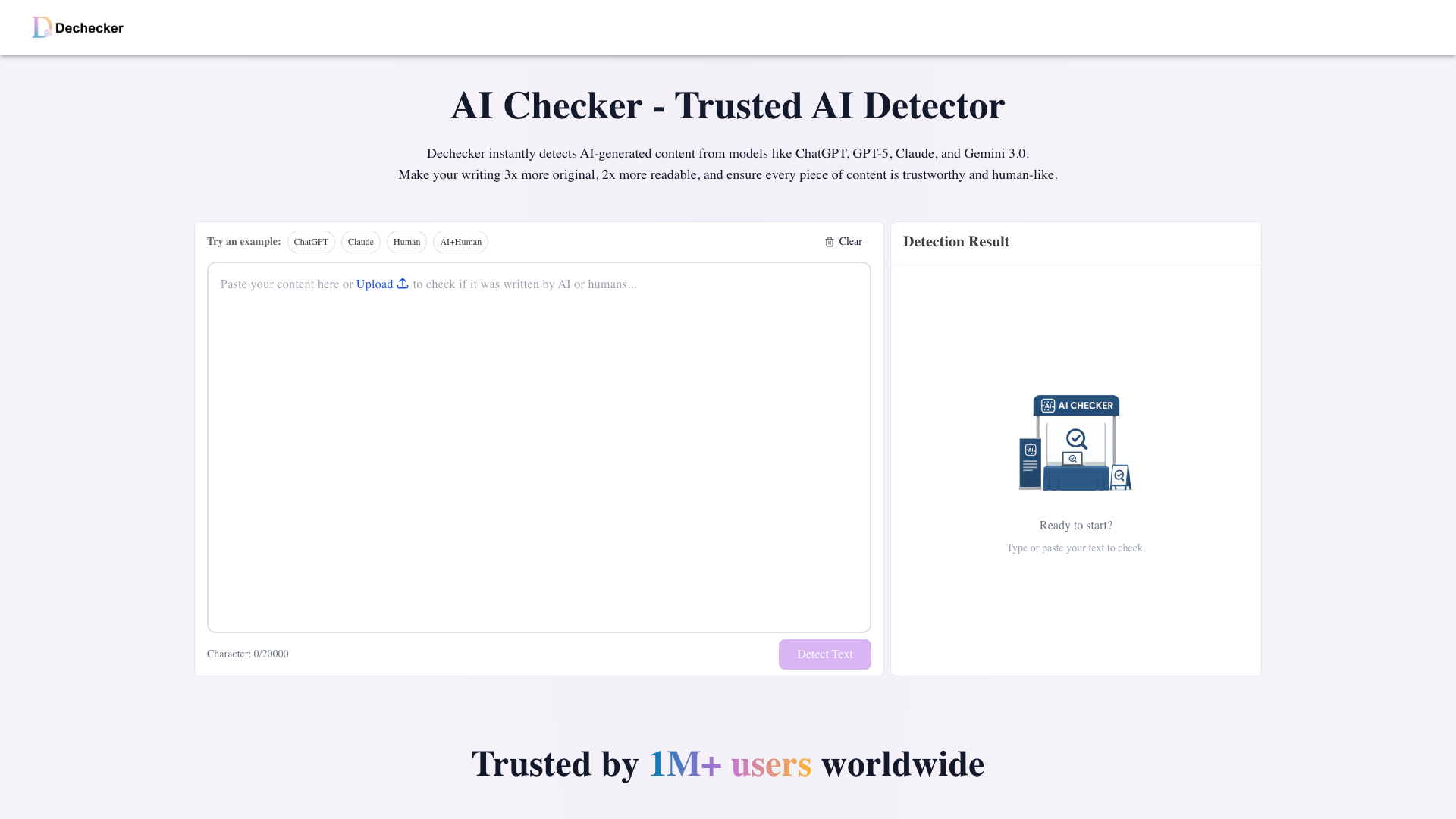 Dechecker AI Checker Dechecker AI Checker