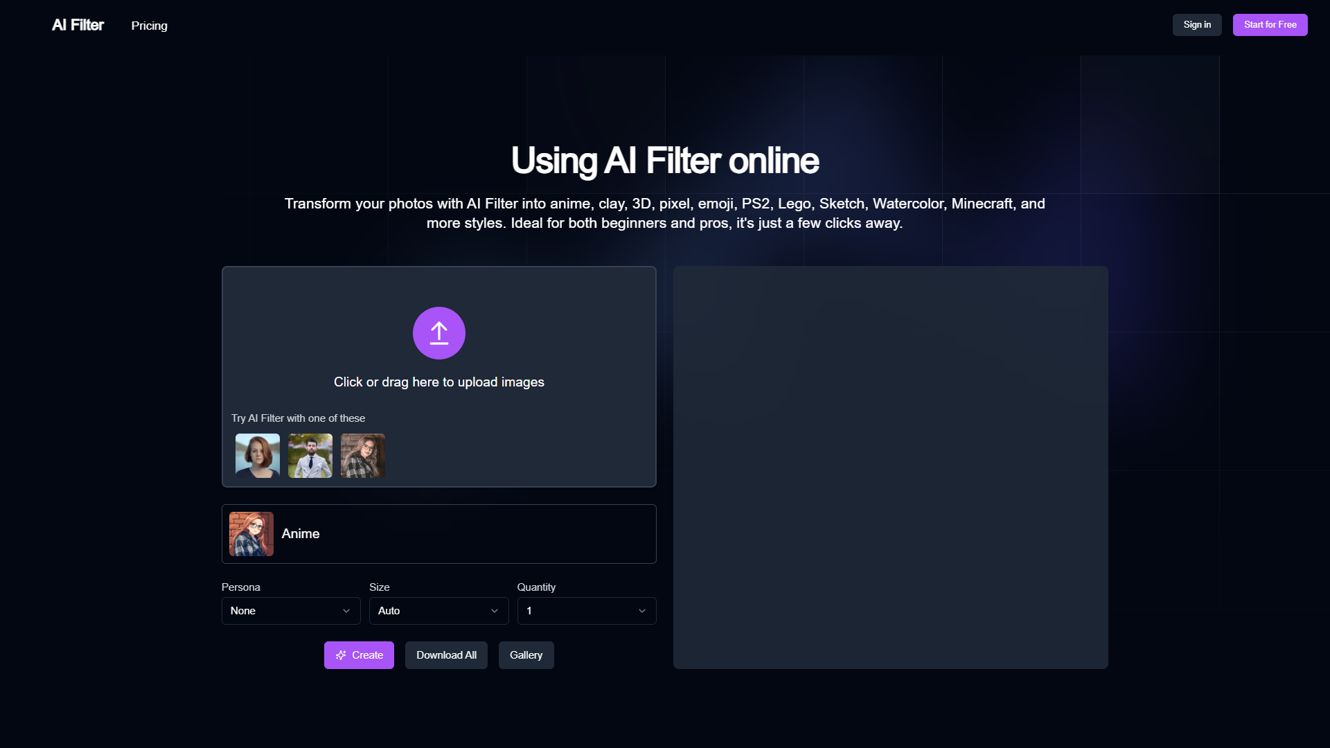 AI Filter AI Filter