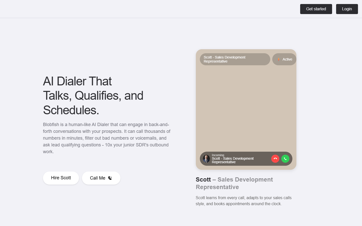 Blobfish AI Dialer Blobfish AI Dialer
